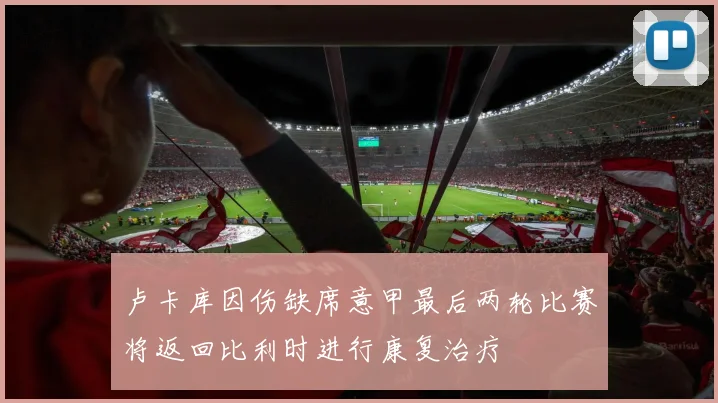 卢卡库因伤缺席意甲最后两轮比赛将返回比利时进行康复治疗